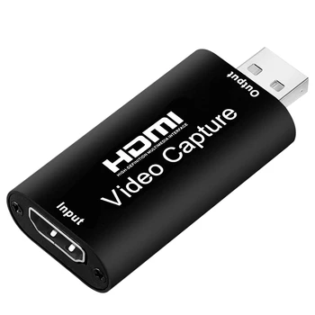 O Video Capture Kariet HDMI USB 2.0 1080P 4K Záznam Cez ZRKADLOVKY Videokamery Action Cam na Vysoké rozlíšenie Obstarávacích