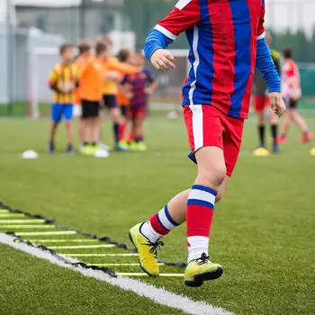 Obratnosť, Rýchlosť Skok rebrík Futbal Agility Vonkajšie Školenia Futbal Pre Fitness Futbal Futbal Rýchlosť Rebrík Zariadenia
