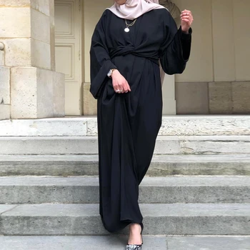 Obväz Abaya Dubaj Turecko Moslimskou Šaty Kaftan Abayas Pre Ženy Ramadánu Župan Kaftane Marocain Američan Tureckého Islamské Oblečenie