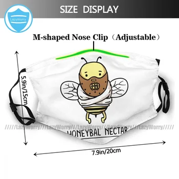 Ochranné Dospelých Ticho Včely Jedna Tvár Ústa Maska Fantázie Polyester Kúzlo Pleťová Maska S Filtrom