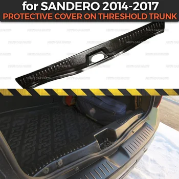 Ochranný kryt pre Renault Sandero / Stepway-2017 na prahu batožinového priestoru batožiny ABS plast výbava auto príslušenstvo ochrana