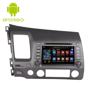 Octa-Core Android 9.0 Auto multimediálny prehrávač pre Honda Civic 2006-2011 Ľavej Strane Jazdy DVD s RDS BT, WIFI Auta GPS Navigácie