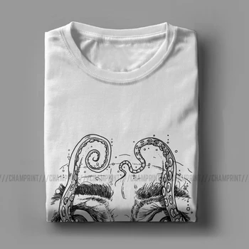 Octopus Daliho T-Shirt Mužov Salvador Surrealizmus Maliar Portrét Umelca Vintage Bavlnené Tričká Krátky Rukáv T Košele Letné Topy