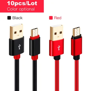 Odbavenie predaj 10pcs/veľa Micro USB 1m 1,5 m 2m 3m Rýchle Nabíjanie Kábel pre LG Andriod Mobilný Telefón Káble Micro Nabíjačka