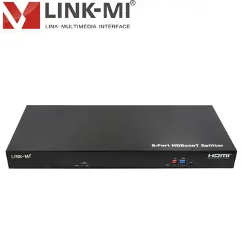 ODKAZ-MI 1x8 HDMI 2.0 HDBaseT Splitter 70M podporu 4K2K RS232 výstup HDMI EDID až 4K@60hz YUV 4:4:4 S 8 Prijímačov