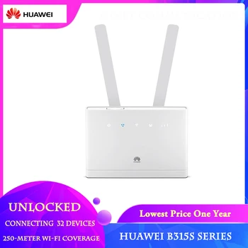 Odomknutý Huawei B315s Série Router B315s-22 B315s-607 B315s-608 LTE CPE 4G USB Mobile Wifi Router, 4xLAN S voľným 2ks Anténa