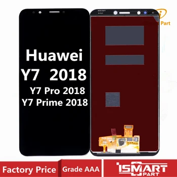 OEM LCD Pre HUAWEI Y7 2018 LCD Dotykový Displej Pre Huawei Y7 Pro 2018 LCD S Rámom Y7 Prime 2018 Obrazovke LND L22 LX2 L21 L23 L29