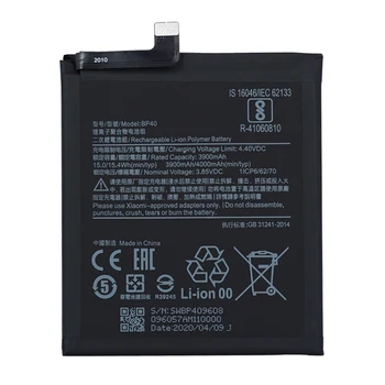 OHD Pôvodné Vysoká Kapacita Batérie BP40 Pre Xiao Redmi K20 Pro / Mi 9T Pro Náhradné Batérie Telefónu 3900mAh + nástroje