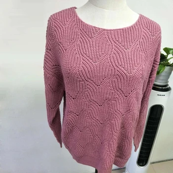 Okolo krku openwork pletený pulóver pulóver dámske svetre a pulóvre ulici
