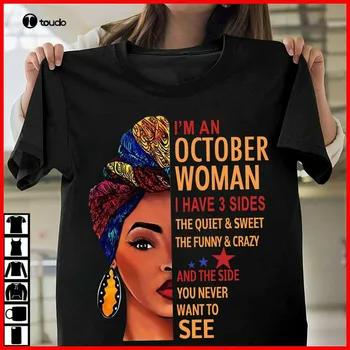 Októbra Narodeninám som októbra Ženy, Dievča, T-Shirt Cool Darčeky NOVÉ