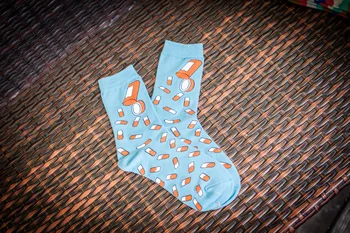 OLN BU EU36-46 Ovocie, Bravčové Tlač Kawaii Harajuk Ponožky Japonský Kórea Štýle Kreslených Žien Zábavné ponožky(5 párov / lot )