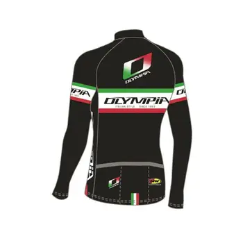 Olympia italia cyklistické oblečenie thermal fleece pánske dlhý rukáv teplé jacketmtb cyklistické oblečenie požičovňa náprsníkové nohavice ciclismo oblek