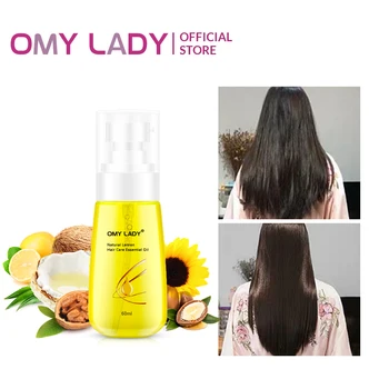 OMY LADY Proti vypadávaniu Vlasov Rast Vlasov Sprej +Zázvor Anti Hair Loss Shampoo +60ML Prirodzené Vlasy Esenciálny Olej+šampón kefa