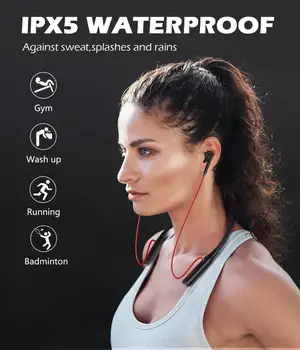 Oneodio A16 Neckband Bezdrôtové Slúchadlá Bluetooth 5.0 Športové Slúchadlá IPX5 Nepremokavé Bezdrôtové Slúchadlá S Mikrofónom Slúchadlá