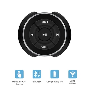 Onever Bezdrôtová Media Volant, Diaľkové Ovládanie MP3 Prehrávanie Hudby na Android, IOS, Smartfón Tablet Ovládanie Auta