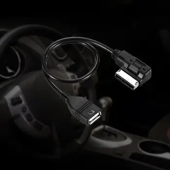 Onever Univerzálny AMI MMI MDI AUX na pripojenie USB Audio Káble, Hudba MP3, MP4 Údaje Nabíjací Adaptér pre VW Audi A4 A3 A5 A6, A8