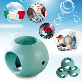 Opakovane Práčovňa Loptu Magnetické Zelená Tvrdej Gumy Proti Vodnému Kameňu Magnetické Stroj Loptu Kúpeľ Umývanie Príslušenstvo /C