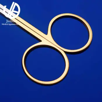 Operačný nožnice import z nehrdzavejúcej ocele 9.5 cm očné nožnice chirurgické operačný nástroj očné nožnice