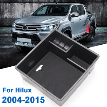 Opierke Úložný Box stredovej Konzoly Kontajner Organizátor Mince Držiak Pre Toyota Hilux AN10 AN20 AN30 2004-2012 2013