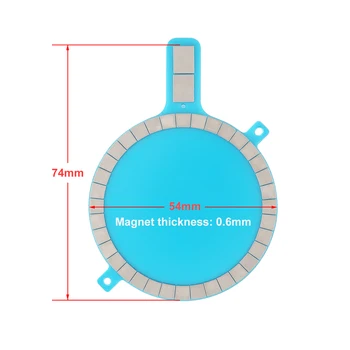 Oppselve Bezdrôtový Adsorpcie Plnenie Magnet Pre iPhone12 Mini 11 Pro Max Xs Silné Magnetické Kryt Pre Magsafe obojstranná Páska
