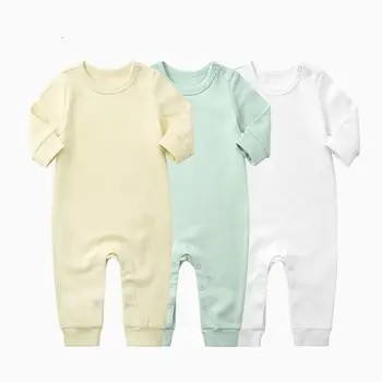 Orangemom 2018 Detské Oblečenie kvalitné organickej Bavlny Romper Dlhý Rukáv Jumpsuit bavlna dieťa dievča oblečenie pre novorodenca