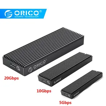 ORICO M2PAC3-G20 SSD Prípade M. 2 NVME M Tlačidlo M&B Tlačidlo (Solid State Drive Poľa Typu C, USB 3.2 20Gbps Externý Pevný Disk Krytu