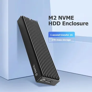 ORICO M2PV-C3 Typ-C M. 2 NVME ssd (Solid State Drive Krytu Box USB3.1 10Gbps Externé 2230/2242/2260/2280 SSD Prípade
