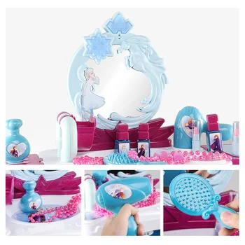 Originál Disney detská Kozmetika Farba Box Set Dievčatá Toaletný Stolík Princess Ľad Sneh Divné, Rodina, Hračky DS213