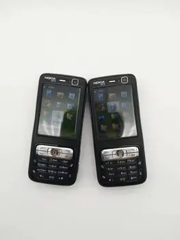 Originál Nokia N73 Mobilný Telefón 3G GSM, Bluetooth, 3.15 MP Odomknutý N73 Zrekonštruovaný & anglický arabský ruská klávesnica doprava Zadarmo