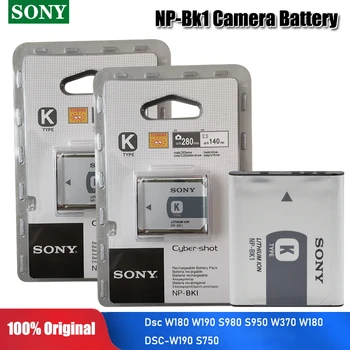 Originál Sony NP-BK1 NP BK1 Fotoaparát, Batériu DSC W190 S750 S780 S950 S980 W370 W180 DSC-W190 S750 DSC-S780 DSC-S950 DSC-S980