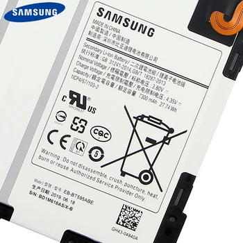 Originálne Batérie Samsung EB-BT595ABE Pre Samsung Galaxy Tab A2 10.5 SM-T590 T595 7300mAh