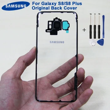 Originálne Batérie Samsung Späť Dvere, Zadné Sklo puzdro Pre Samsung Galaxy S8 G9500 S8 Plus S8+ SM-G SM-G955 Telefón dverová