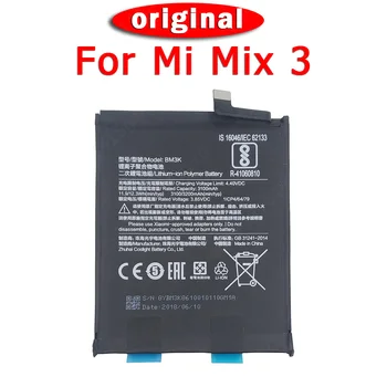 Originálne BM3K 3100mAh Batérie Pre Xiao Mix 3 Batérie Pre Mi Mix 3 Li-ion batéria Náhradná Bateria