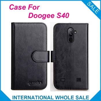 Originálne! Doogee S40 Prípade, 6 Farieb Vysokej Kvality Flip Kožené Peňaženky Prípade Doogee S40 Kryt Zásuviek Telefón Taška