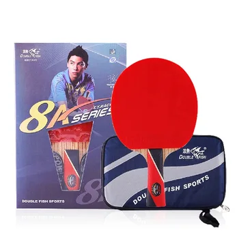 Originálne Dvojité Ryby 8A Stolný Tenis Bat, Ping Pong Legenda Raketa prípade raketové športy uhlíkových lamiel rýchly útok slučky