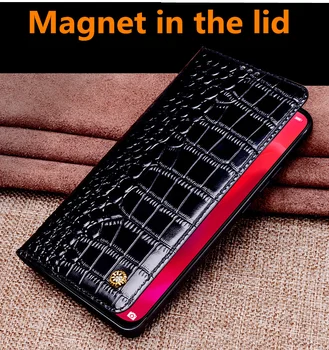 Originálne kožené magnet mobilný telefón puzdro pre Samsung Galaxy A50 Samsung Galaxy A40 Samsung Galaxy A30 telefón taška prípade stojan prípade