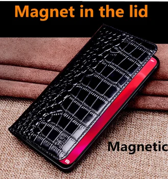 Originálne Kožené Magnetický Držiak Prípade Umidigi Bison/Umidigi A9 Pro/Umidigi A7/Umidigi A7 Pro/Umidigi S5 Pro Kryt Závesu