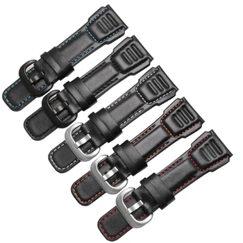 Originálne kožené watchband 28mm black mne to náramok nahradenie kožený náramok fit P3/07/S3/01 M1V2Q28 popruh
