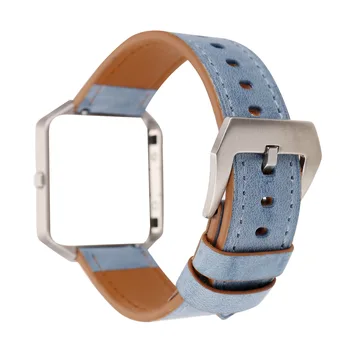 Originálne Kožené Watchband pre Fitbit Blaze Muži Ženy Nahradenie Náramok na Zápästie Band pre Inteligentné Hodinky Svieži Štýl Hodinky, Náramok