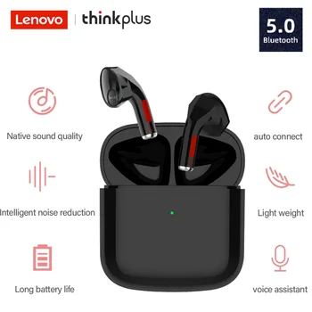 Originálne Lenovo Bluetooth Slúchadlá Bezdrôtové Slúchadlá Mini Šport Stereo bass Slúchadlá pre Android iOS s Redukciou Šumu