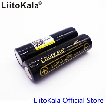 Originálne LiitoKala Lii-35A 3,7 V 3500mAh 10A Vypúšťanie Nabíjateľné Batérie Pre 18650 Batérie/UAV