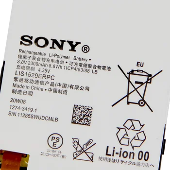 Originálne Náhradné Batérie Pre SONY Sony D5503 M51w Xperia mini Z1 Xperia Z1 Kompaktný LIS1529ERPC Originálne Batérie 2300mAh