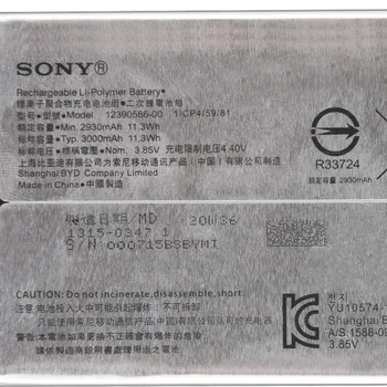 Originálne Náhradné Batérie Sony 12390586-00 Pre SONY Xperia 10 Plus Autentické Telefón Batéria 3000mAh