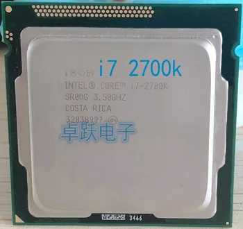 Originálne procesory Intel Core i7 2700K 3.5 GHz Quad-Core LGA 1155 CPU Procesor SR0DG ploche