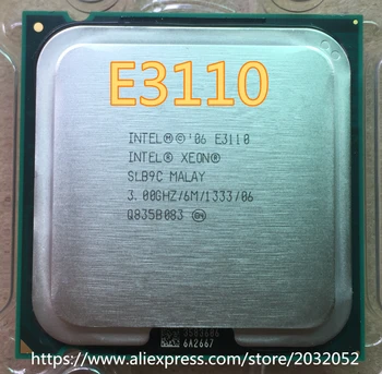 Originálne procesory Intel Xeon E3110 CPU Procesor (3.0 Ghz/ 6M /1333GHz) Socket 775 (pracovné Doprava Zadarmo)