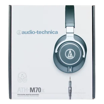 Originálny Audio-Technica ATH-M70x Káblové Slúchadlá Profesionálny Monitor Slúchadlá Prenosné hi-fi Slúchadlá