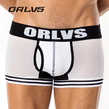 ORLVS Značky Vetrať, Plus Veľkosť Boxerky najpredávanejšie Najnovšie Oka Bielizeň mužov Modálne Boxer Mužov Sexy Mužov Boxer Mužov OR599