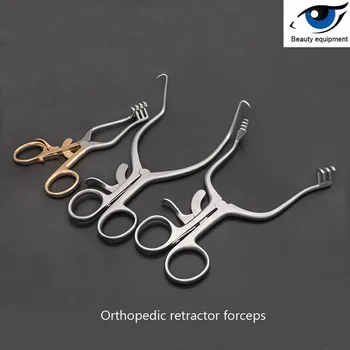 Ortopedické nástroj expander mastoid rozmetadlo nastaviteľné a automaticky pevný multi-hák pokožky retractor pinzeta