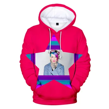Osobnosti Jeffree Star 3D Tlač hoodie Sweatshir Muži/Ženy Móda Dlhý rukáv Chlapci/dievčatá Hip Hop Pulóver Populárnej 3D Coats