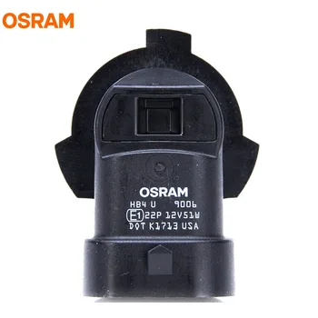 OSRAM 9006 HB4 12V 51W P22d Originálne Auto Halogénové Svetlometu Auto Žiarovka 3200K Štandardom Hi/lo Lúč OEM Kvalita Made In USA(Single)
